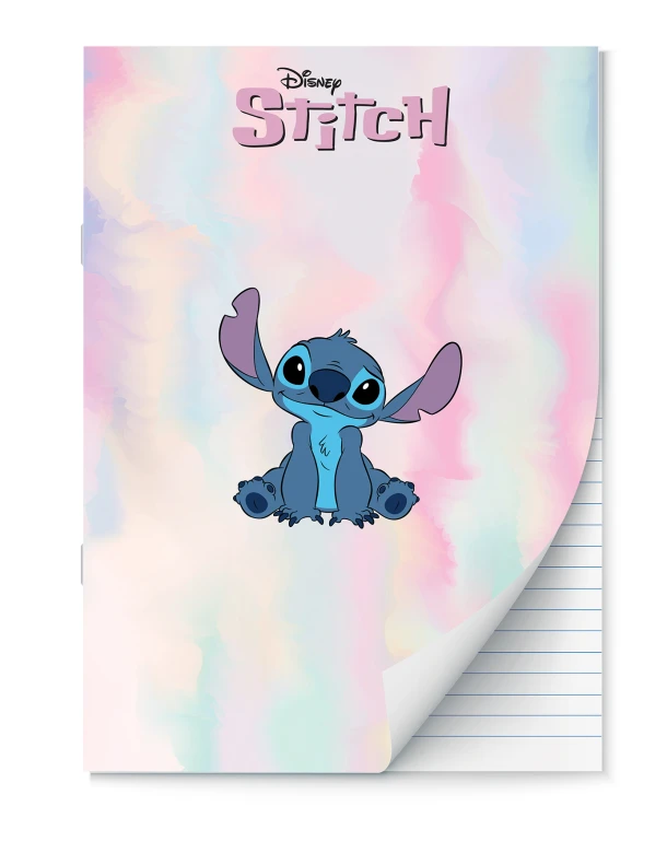 Stitch A4 lijn schrift - 2025-2026 – boek cover
