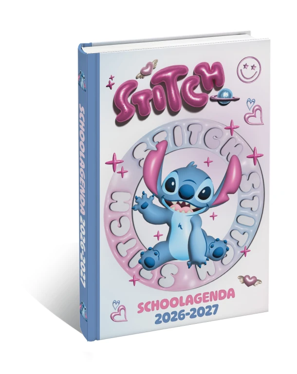 Stitch Schoolagenda 2026-2027 – boek cover