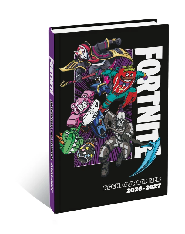 Fortnite Schoolagenda 2026-2027 – boek cover