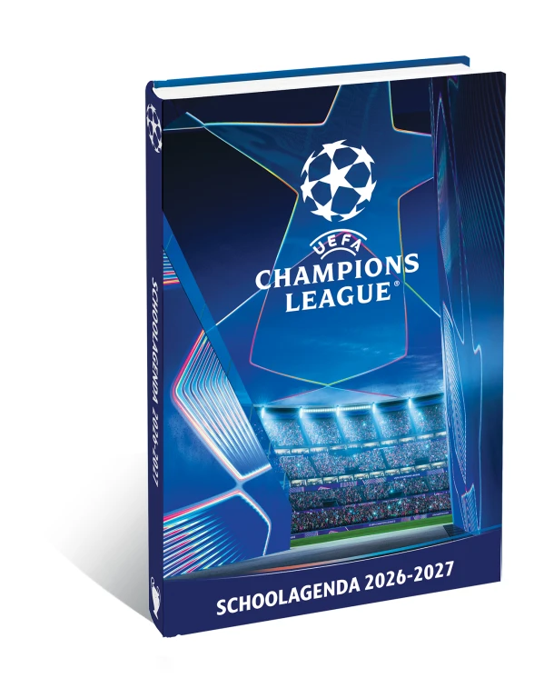 Champions League Schoolagenda 2026-2027 – boek cover