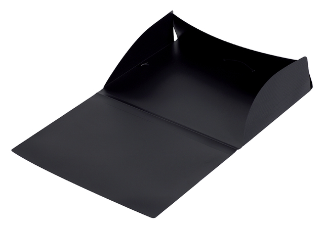 Elastomap Elba Urban A4 3 kleppen PP zwart