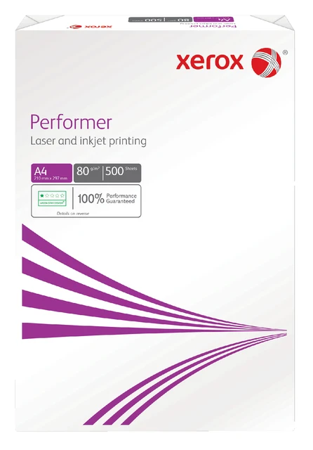 Kopieerpapier Xerox Performer A4 80gr wit; pak 500vel