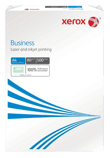 Kopieerpapier Xerox Business A4 80gr wit; pak 500vel