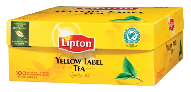 Thee Lipton yellow label zonder envelop 100x1.5gr