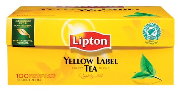 Thee Lipton Yellow Label ds à 100 zakjes