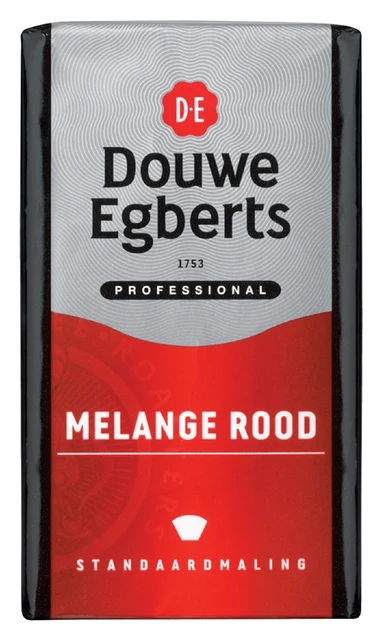 Koffie Douwe Egberts snelfiltermaling Melange Rood 250gr