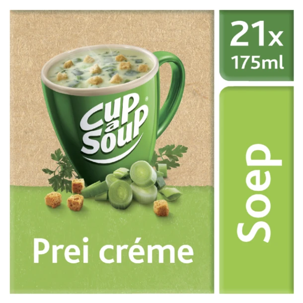 Cup-a-soup Prei cremesoep, doos 21 zak