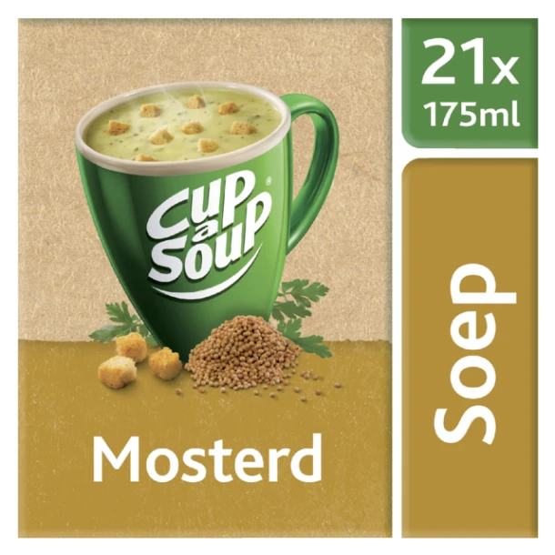 Cup-a-soup mosterdsoep, doos à 21 zakjes