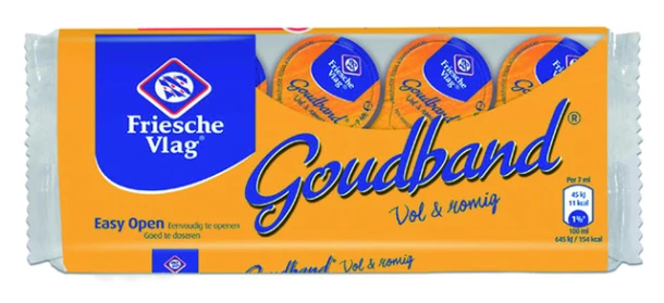 Koffiemelk Friesche vlag vol goudband 7,5 gr 10cup