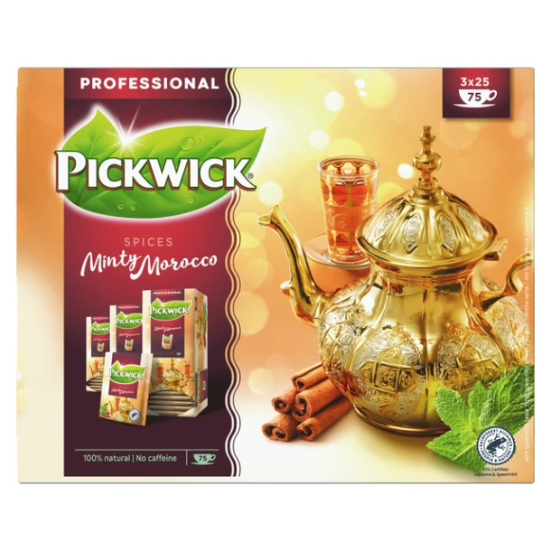 Thee Pickwick minty morocco; 3 doos a 25 zakjes
