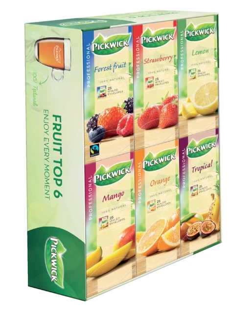 Thee Pickwick Multipack Original 6x25 Zakjes Fruit