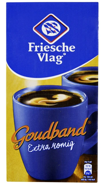 Koffiemelk Friesche vol goudband 455ml