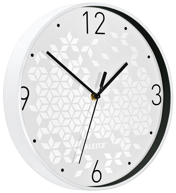 Wandklok Leitz Wow Wit