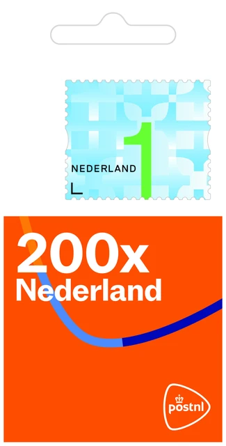 Zakenpostzegel Nederland 1 - op rol 200 st.