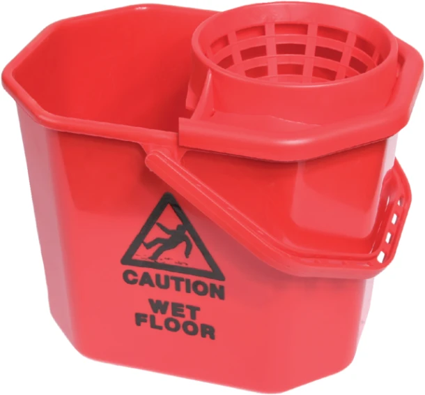 Mopemmer met korf rood