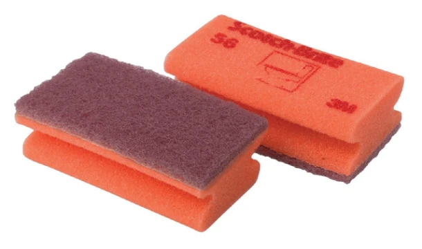 Schuurspons 3m Scotch Brite Rood