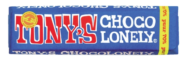 Chocolade Tony's Chocolonely puur reep 50 gr