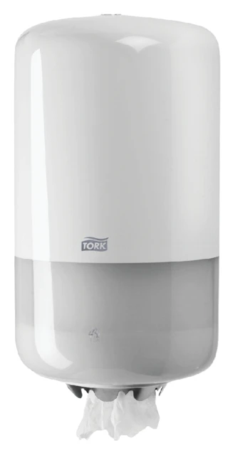 Dispenser Tork M1-Mini poetsroldispenser 558000 wit