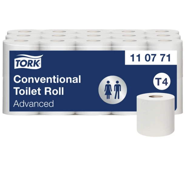 Toiletpapier Tork T4 Advanced 2-laags 400 vel wit 110771