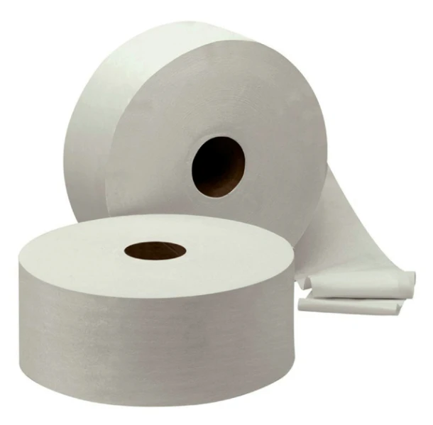 Toiletpapier Cleaninq T1 jumbo groot 2-laags 6x380m wit