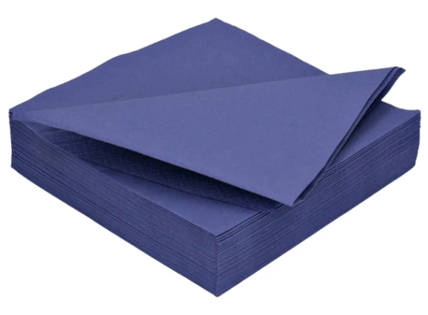 Servetten Tork 477215 2laags 33x33cm blauw 200st.