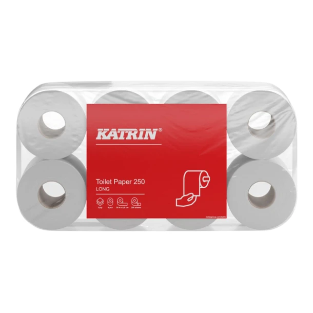 Toiletpapier Katrin 104872 Plus 250v 3-laags 48rol