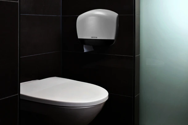 Toiletpapierdispenser Katrin Gigant L jumbo groot wit 90083
