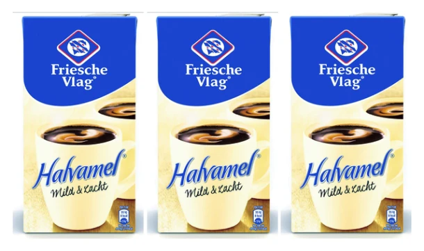Koffiemelk Friesche vlag halvamel 455ml
