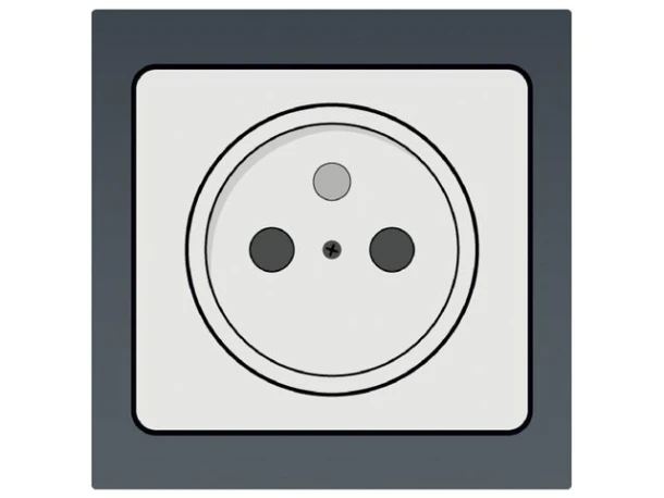 Stekkerdoos Perel 6voudig Schakelaar 1.5m Zwart