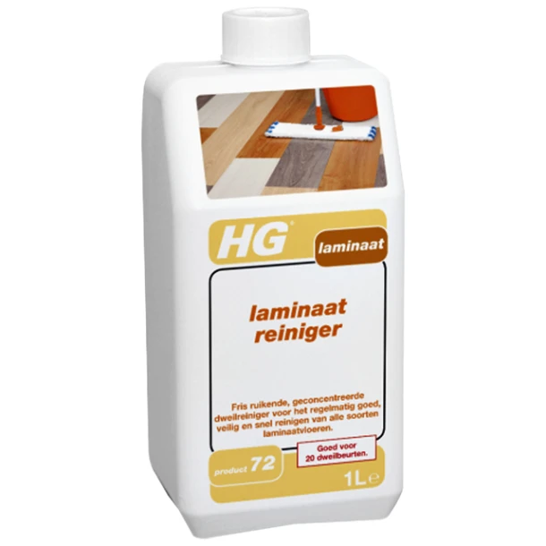 Vloerreiniger HG voor laminaatvloeren flacon 1 ltr