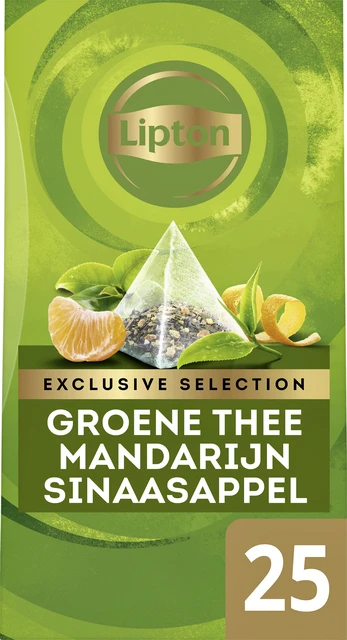 Thee Lipton Exclusive Groene Thee Mandar Sinaasapp