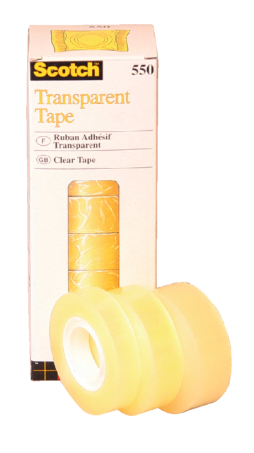 Tape 3M Scotch 550 extra helder; 15mmx33mtr