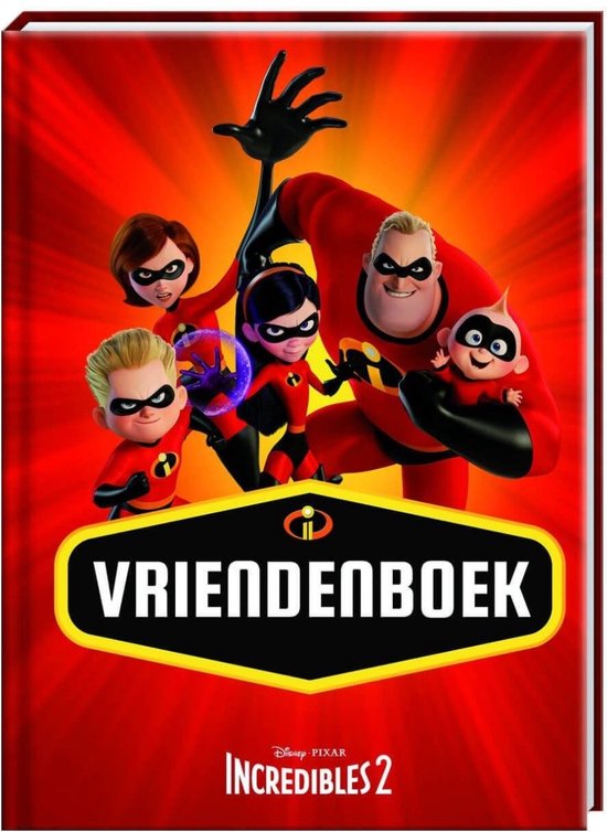 VRIENDENBOEK INCREDIBLES
