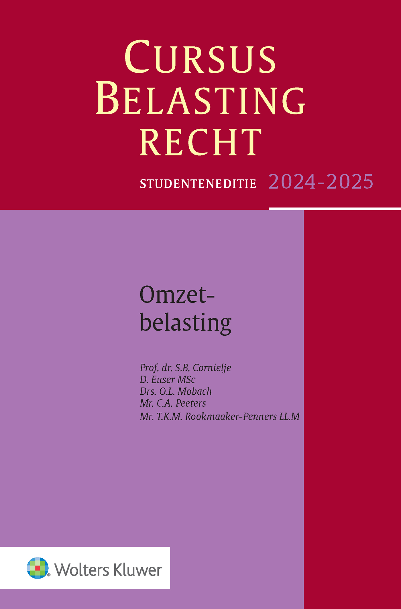 Studenteneditie Cursus Belastingrecht Omzetbelasting 2024-2025