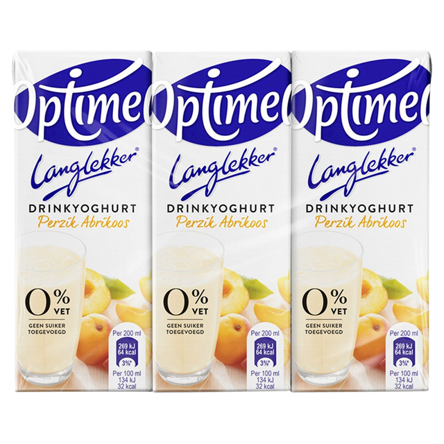 Drinkyoghurt Optimel Ll Perzik Abrikoos 20cl