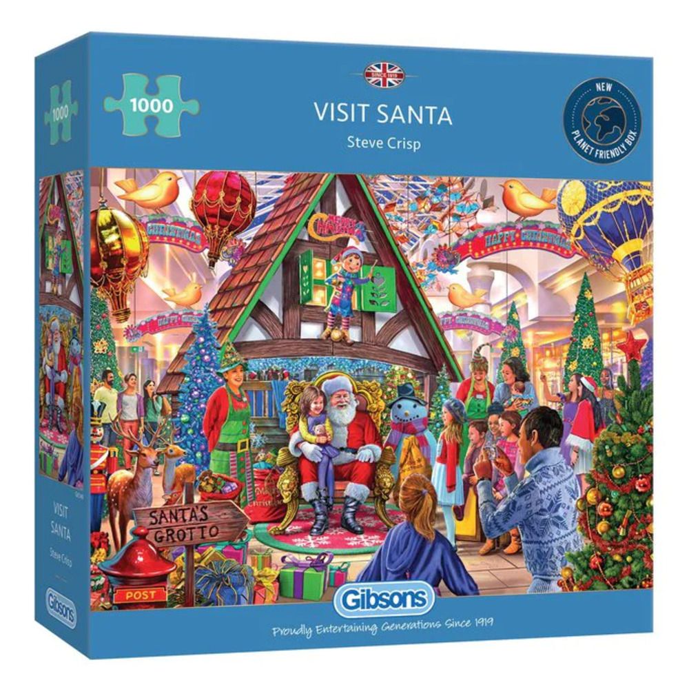 Puzzel Gibson 1000 st Visit Santa 2022