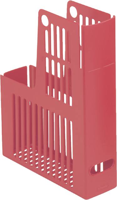 Tijdschriftencassette Collecta A4 rood