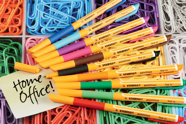 Stabilo Rollerball Pointvisco - zwart