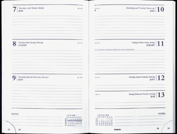 Agenda 2026 Saturnus - week - 4t. LIMA zwart