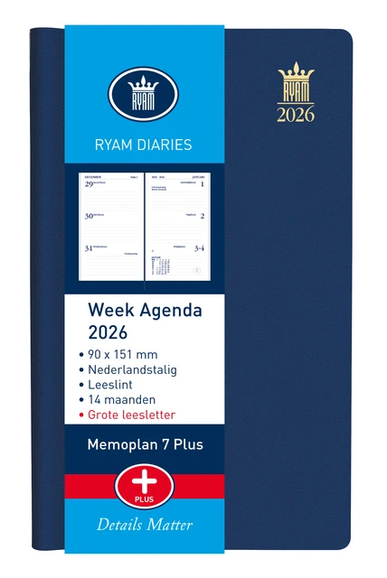 Agenda 2027 Ryam Memoplan 7 Plus Mundior 7d /2p Zw