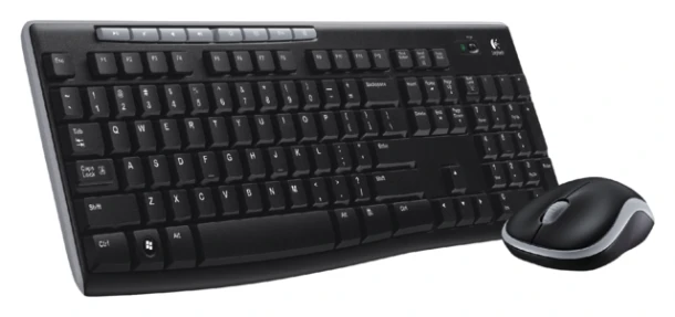 Toetsenbord + muis Logitech MK270 Draadloos QWERTY