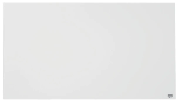 Glasbord Nobo Diamond 126x71,1cm wit
