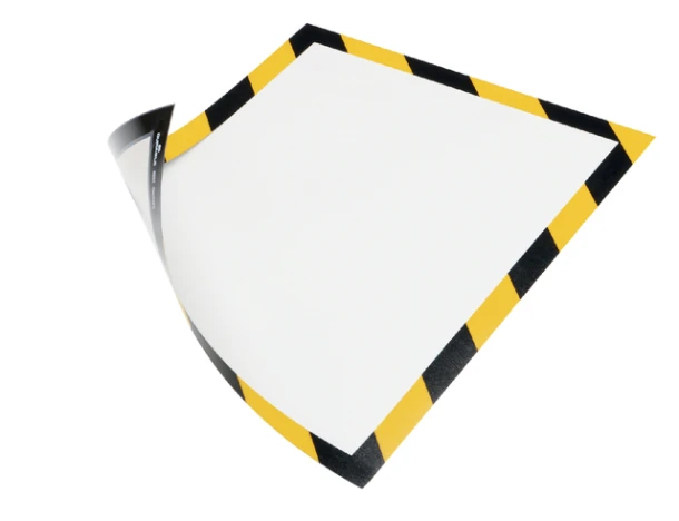 Duraframe Security Durable A4 Magneet Geel/Zwart