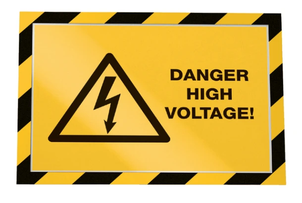 Duraframe Security Durable A4 Magneet Geel/Zwart