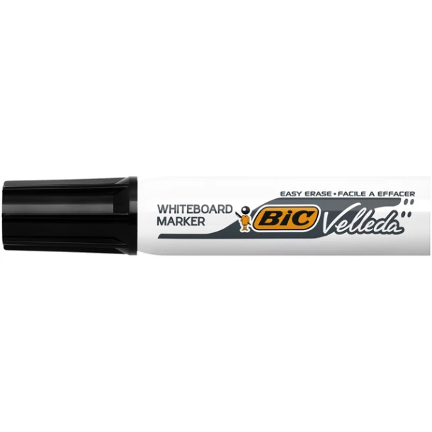 Whiteboardstift Bic Veleda broad zwart 1781