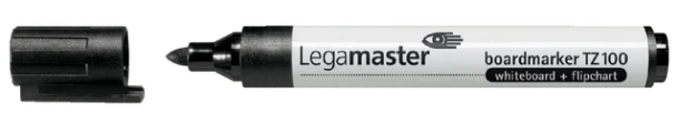 Whiteboardstift Lega TZ-100 M drg/uitwisbaar zwart