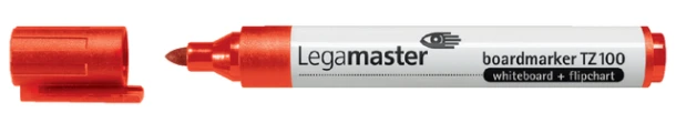 Whiteboardstift Lega TZ-100 M drg/uitwisbaar rood