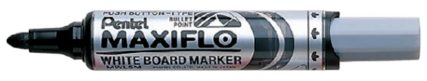 Whiteboardstift Pentel Maxiflo zwart MWL5M