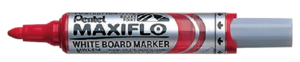 Whiteboardstift Pentel Maxiflo rood MWL5M
