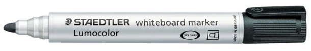 Whiteboardstift Staedtler 351 zwart 2mm rond